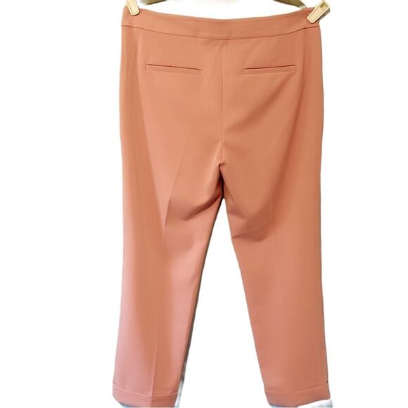 NWT Loft Pants Pink Size 10 Three Button High Rise Dress Trousers Pockets - Picture 3 of 7